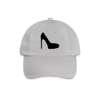 high heels - Baseball Cap - grey - Front