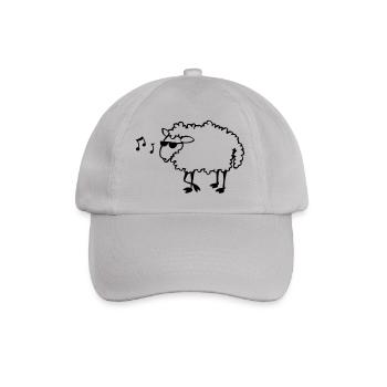 Bespectacled sheep - Baseball Cap - grey - Front