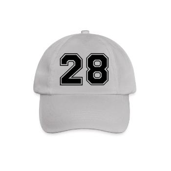 28 - Baseball Cap - grey - Front