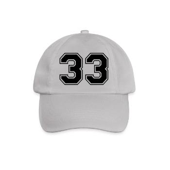 33 - Baseball Cap - grey - Front