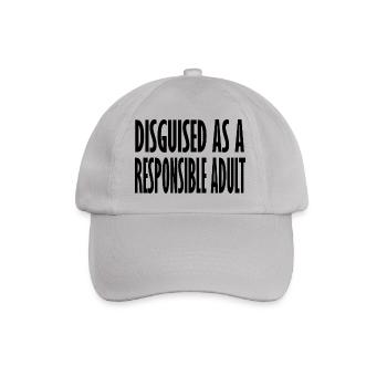 adult adult - Baseball Cap - grey - Front