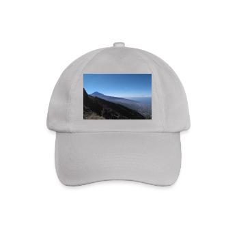 View on volcano Telde, Tenerife - Baseball Cap - grey - Front