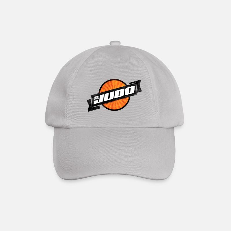 Judo Retro Logo - Baseballkappe - Grau