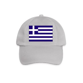 Drapeau du drapeau de la Grèce - Casquette classique - bruyère - Devant