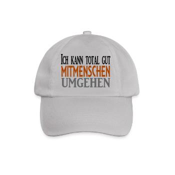 Traiter avec les gens - dire cool - Casquette classique - bruyère - Devant