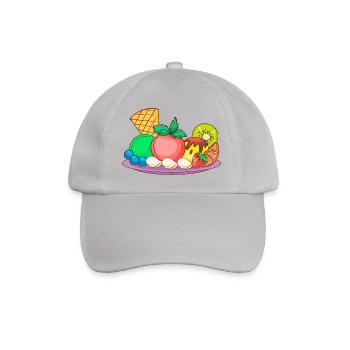 Crème glacée, crème glacée, crème glacée, crème glacée, boule, crème glacée, sundae - Casquette classique - bruyère - Devant