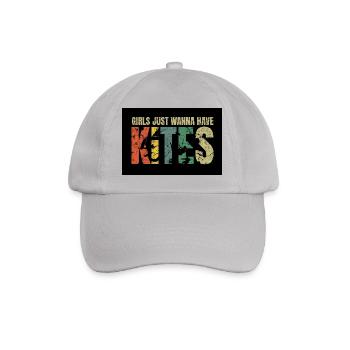 kitesGirls just wanna have - Baseball Cap - grey - Front