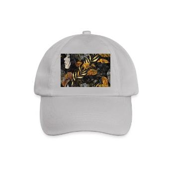 Silhouette tropicale en or noir - Casquette classique - bruyère - Devant