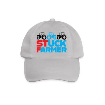 Stuck Farmer! - Baseball Cap - grey - Front