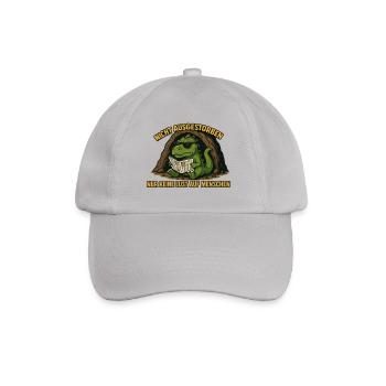 Sarcastic Dinosaur - Baseball Cap - grey - Front