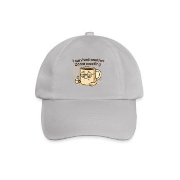 Zoom Meeting - Baseball Cap - grey - Front