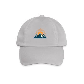 Montagne minimaliste Lever de soleil - Casquette classique - bruyère - Devant