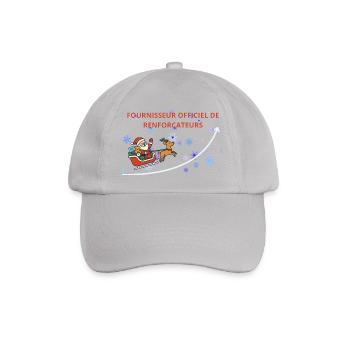 Traîneau Noël: Père Noël et Renne - Casquette classique - bruyère - Devant
