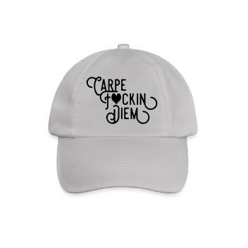 Carpe Fucking Diem - Funny Sarcastic Black - Casquette classique - bruyère - Devant
