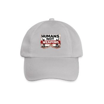 War No More – Sticker Peace & Humanity - Baseball Cap - grey - Front
