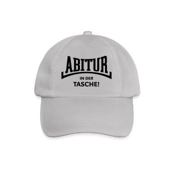 Abitur – In Der Tasche! (Abiturient Abi Konkav B) - Baseballkappe - Grau - Vorne