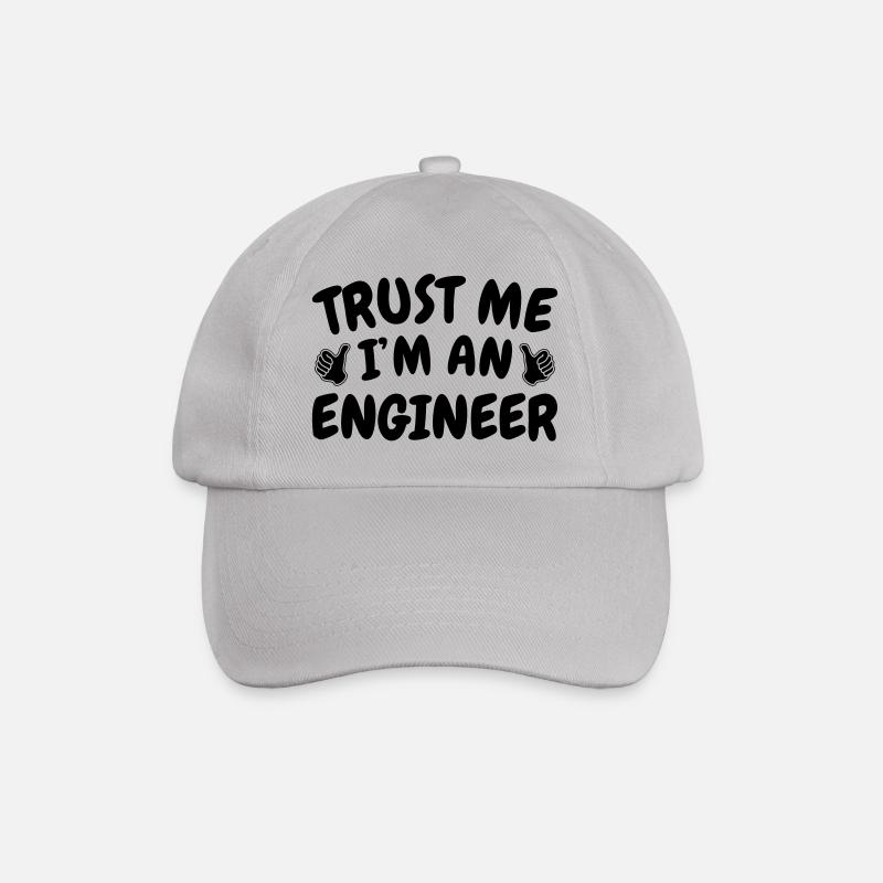 Trust Me I'm an Engineer - Baseballkappe - Grau
