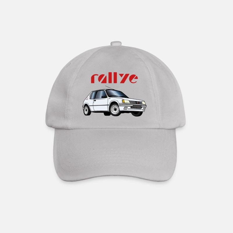 1 3 Rallye 88 89 Weiß Meije - Baseballkappe - Grau