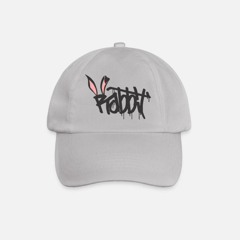 rabbit - Baseball Cap - grey