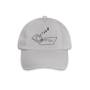 Sleeping - Baseballkappe - Grau - Vorne