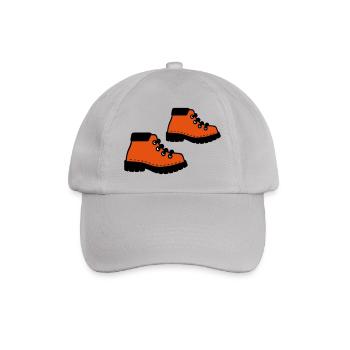 walking boots - Baseball Cap - grey - Front