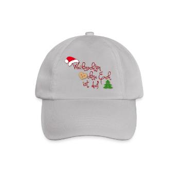 Weihnachten ohne Euch ist doof - Baseballkappe - Grau - Vorne
