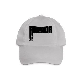 Text Anchor Crew - Baseball Cap - grey - Front