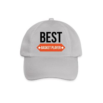 Super-Basketballspieler – Basketball - Baseballkappe - Grau - Vorne