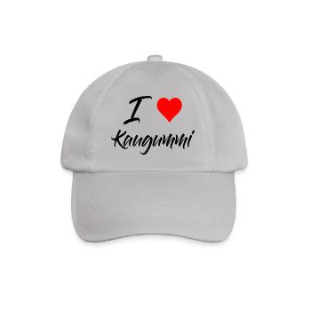 Kauen Gummi - I Love Kaugummi - Baseballkappe - Grau - Vorne
