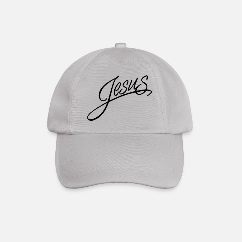 Jesus - Baseballkappe - Grau
