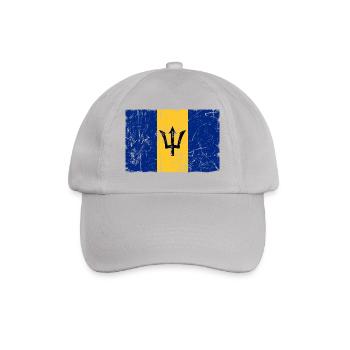 Barbados flag vintage effect - Baseball Cap - grey - Front