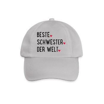 Schwester - Baseballkappe - Grau - Vorne