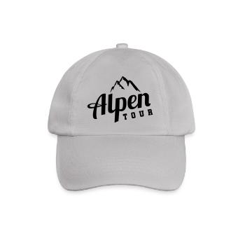 alpen tour - Baseballkappe - Grau - Vorne