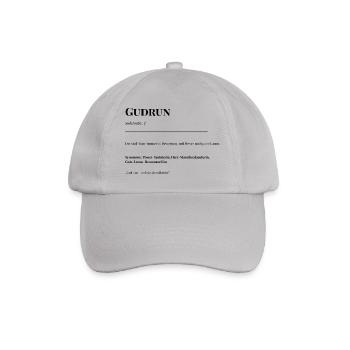 Gudrun - Baseballkappe - Grau - Vorne