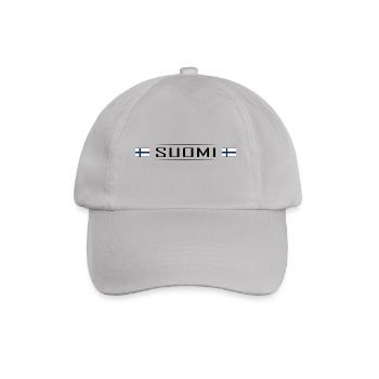 Suomi Country Finland Scandinavia Vacation Travel - Baseball Cap - grey - Front