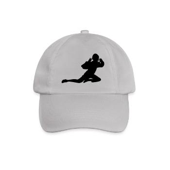 Floorball - Baseballkappe - Grau - Vorne