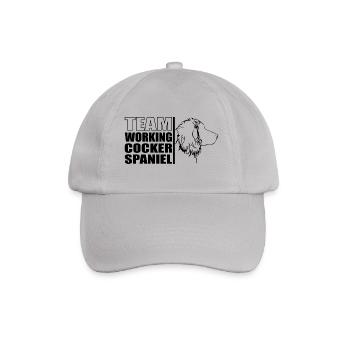 TEAM Working Cocker Spaniel Dogs Dog Wilsigns - Baseball Cap - grey - Front