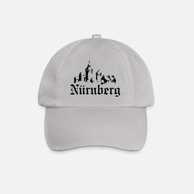 Nürnberg - Baseballkappe - Grau