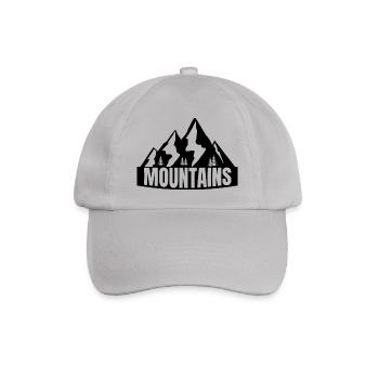 Mountains - Baseballkappe - Grau - Vorne