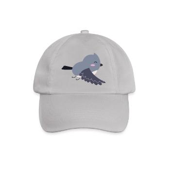 Sweet bird gift idea - Baseball Cap - grey - Front