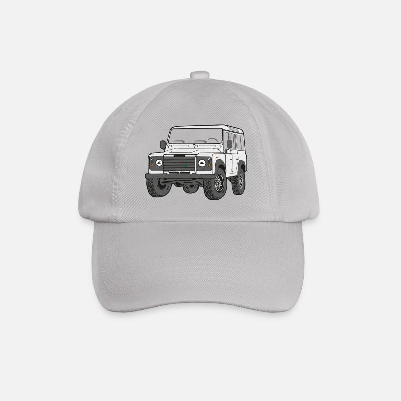 4x4 Defender 110 Adventure - Baseball Cap - grey