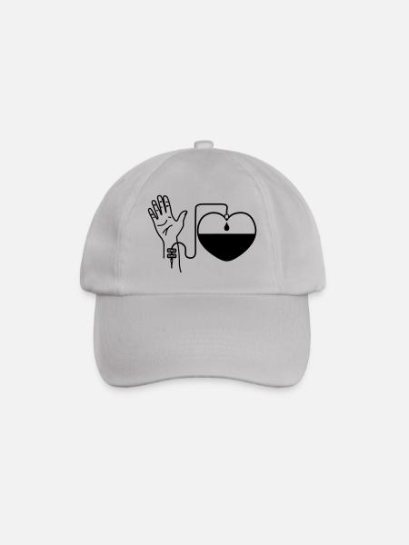 Goutte de sang dans le cœur - Casquette classique - bruyère
