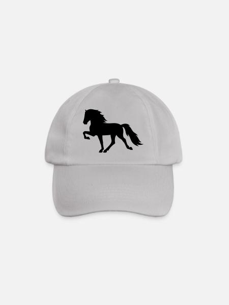 Tölter Icelandic Horse - Baseball Cap - grey