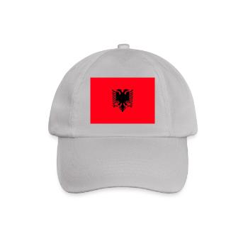 Albanien - Baseballkappe - Grau - Vorne