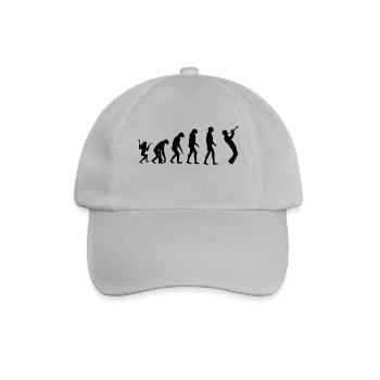 Evolution trumpet - Baseball Cap - grey - Front