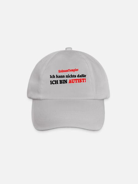 Ich kann nichts dafür - Ich bin Autist - Baseballkappe - Grau