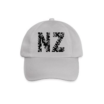 NZ - Neuseeland Maori - Baseballkappe - Grau - Vorne