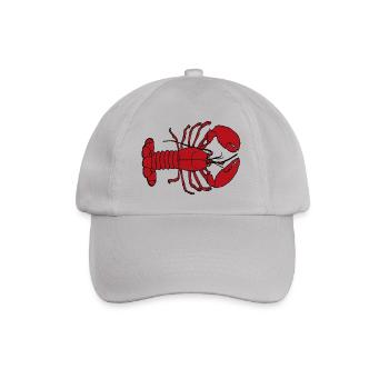 Red lobster - Baseballkappe - Grau - Vorne