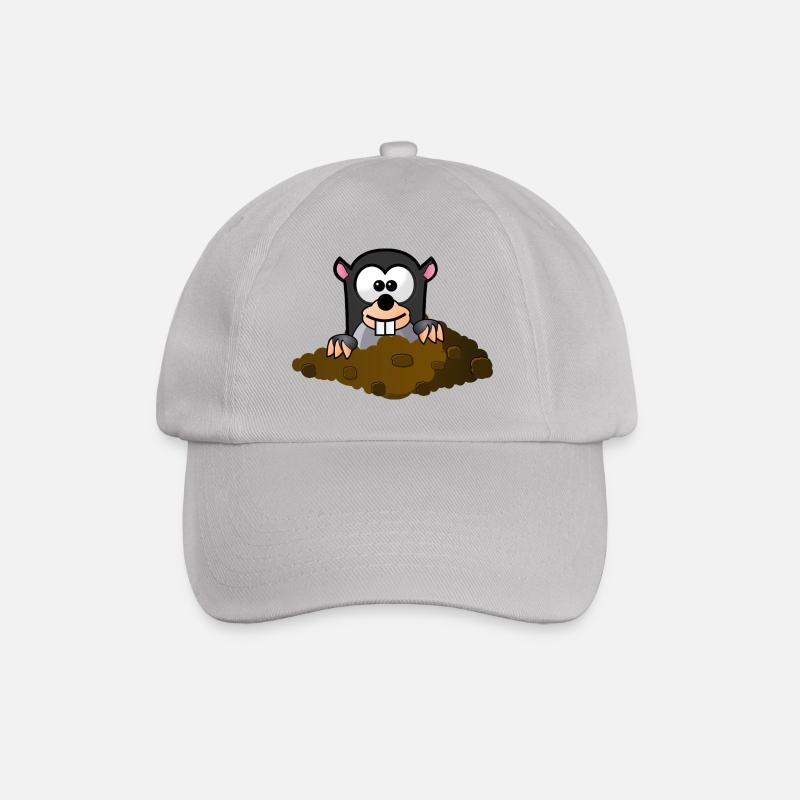 mole - Baseball Cap - grey