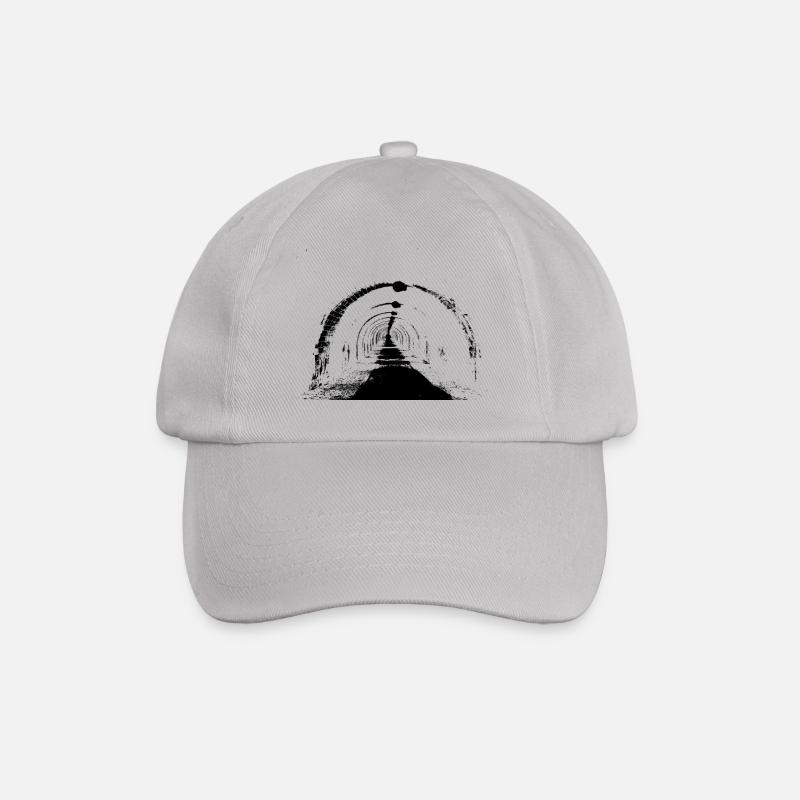 Tunnel-#001 - Baseballkappe - Grau